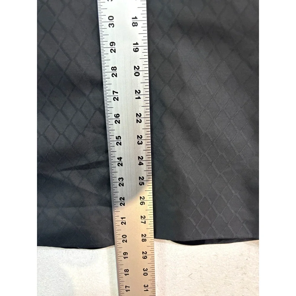 NEW Express 36R Slim Tuxedo Jacket tux‎ shawl satin diamond pattern formal black